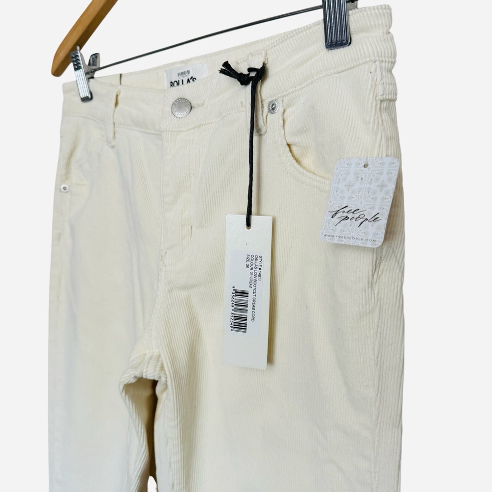 NWT Free People Rolla's Dallas Low-Rise Bootcut Corduroy Pants Size 26 - Picture 8 of 14